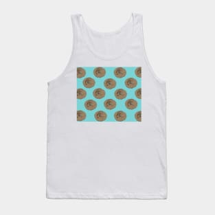 Curled Up Pangolin Illustration Tank Top